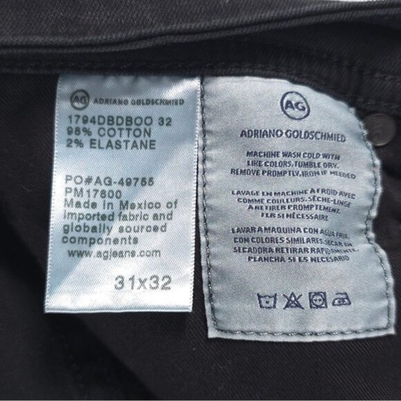 AG ADRIANO GOLDSCHMIED THE EVERETT SLIM STRAIGHT Jeans Size 31x27 - Picture 10 of 10